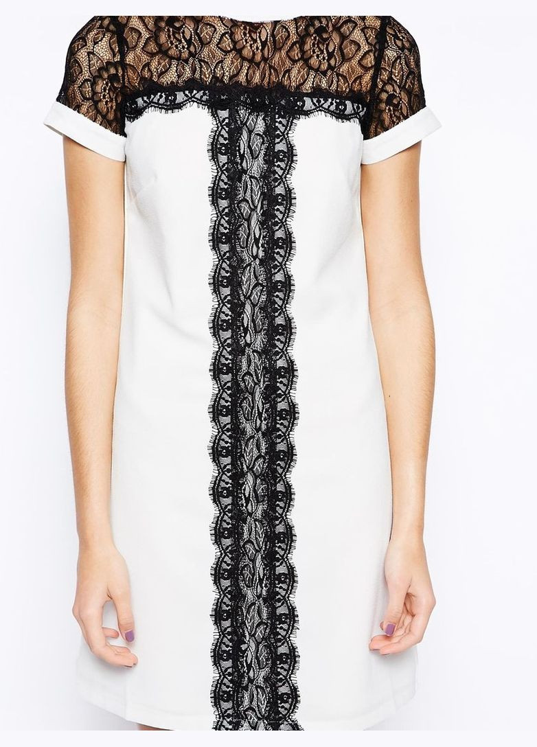 Чорно-білий сукня Paper Dolls