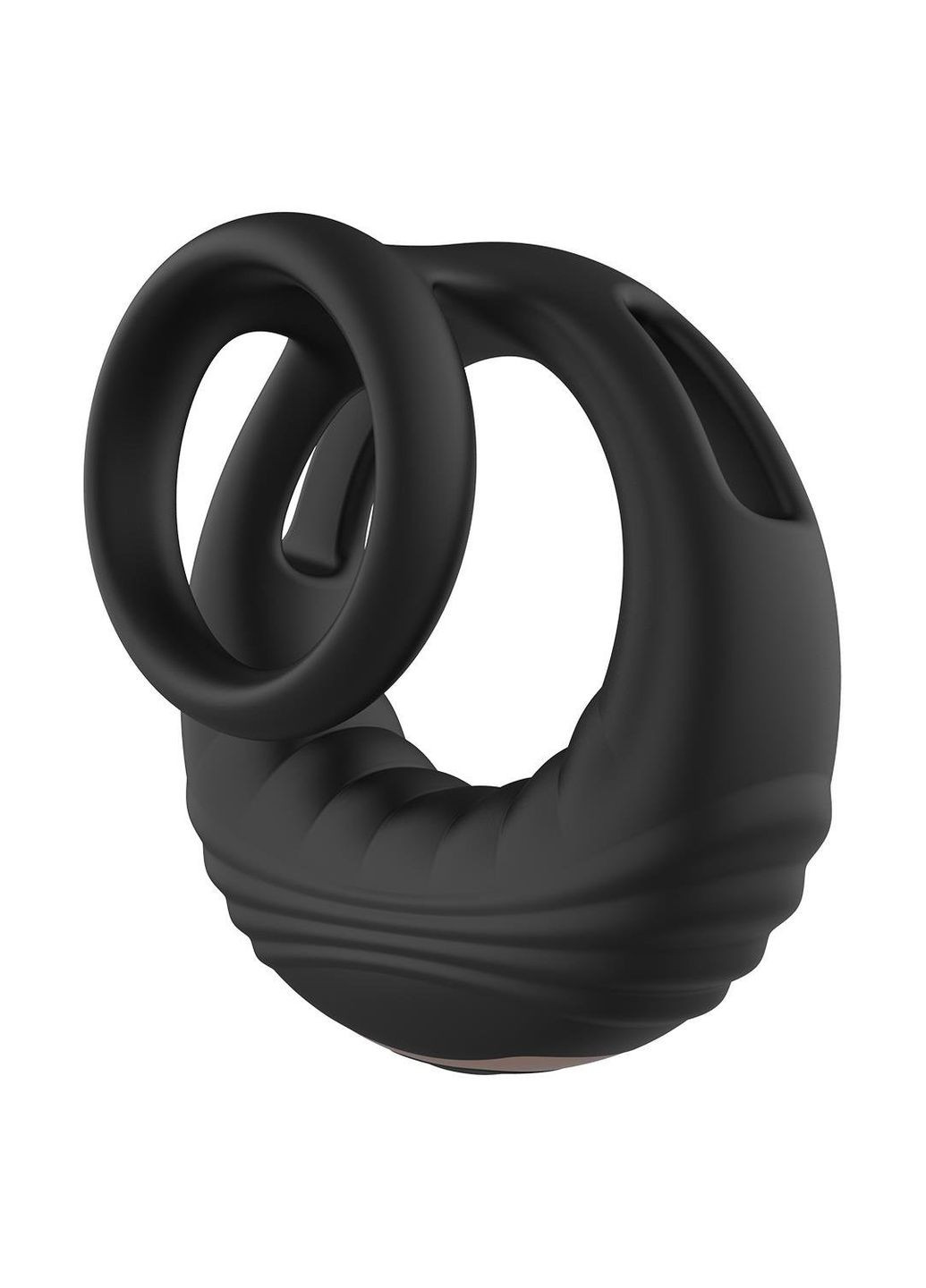 Ерекційне віброкільце Ramrod з пультом, чорне Dreamtoys (330143944)