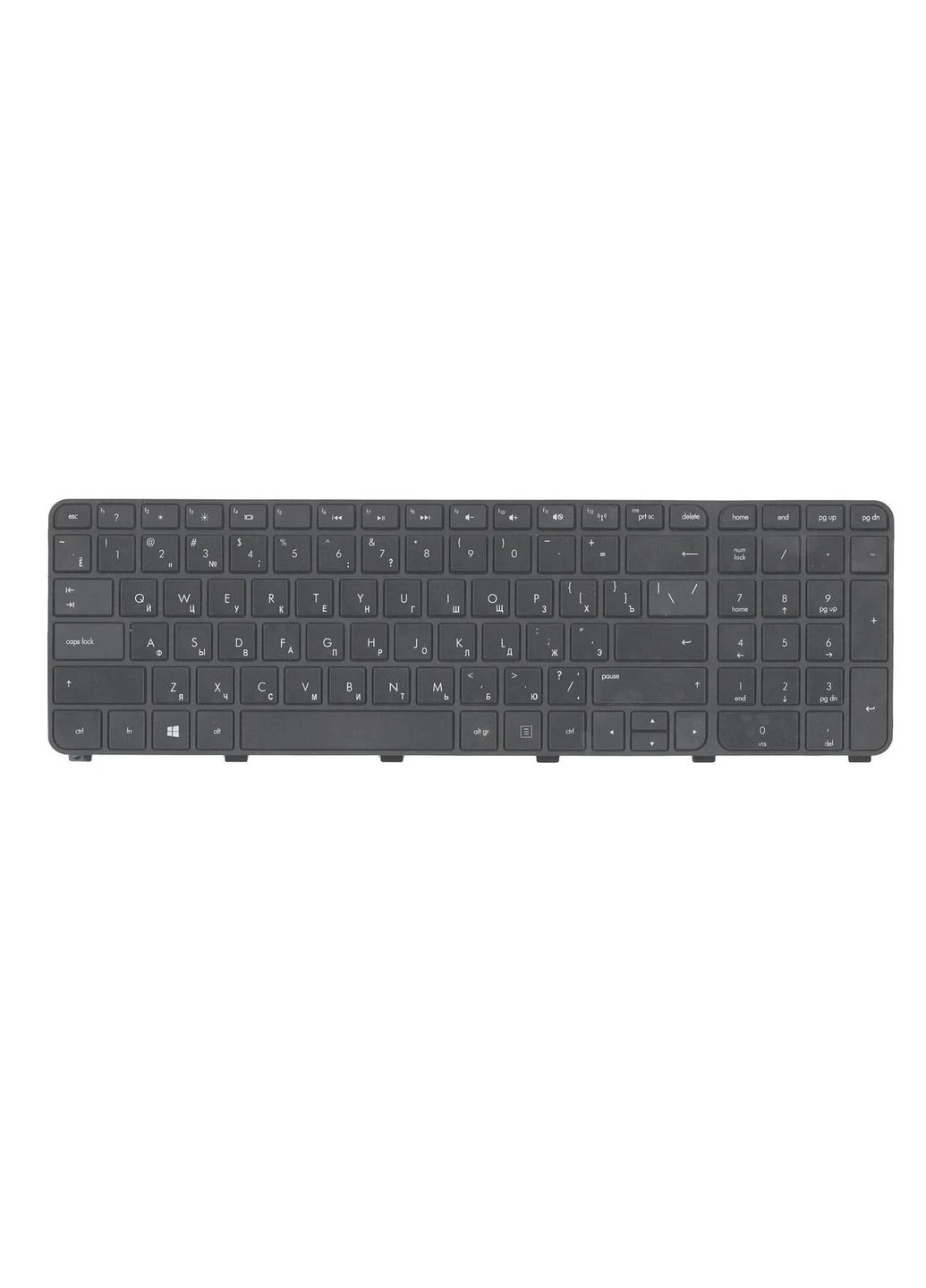 Клавіатура для ноутбука HP Pavilion (DV7-7000) Чорна, (Чорна рамка), RU Hewlett Packard (396696054)