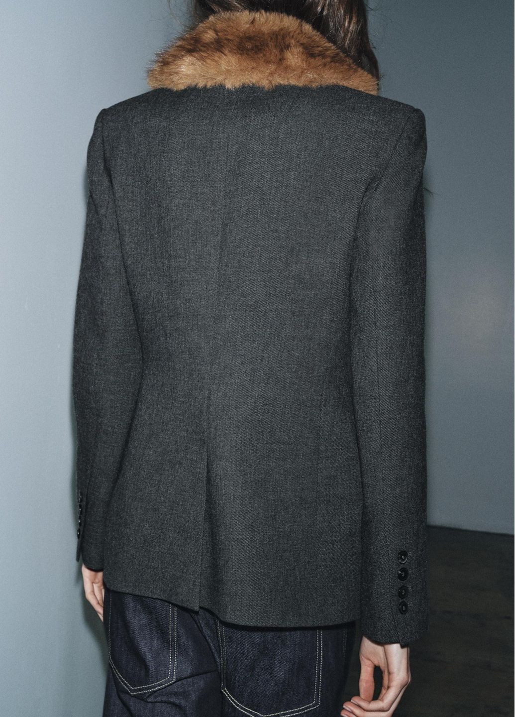 Цветной женский жакет Zara однотонный - демисезонный