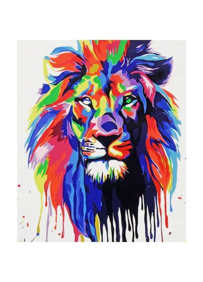 Картина за номерами "Цар звірів" Оптифрост (361422458)