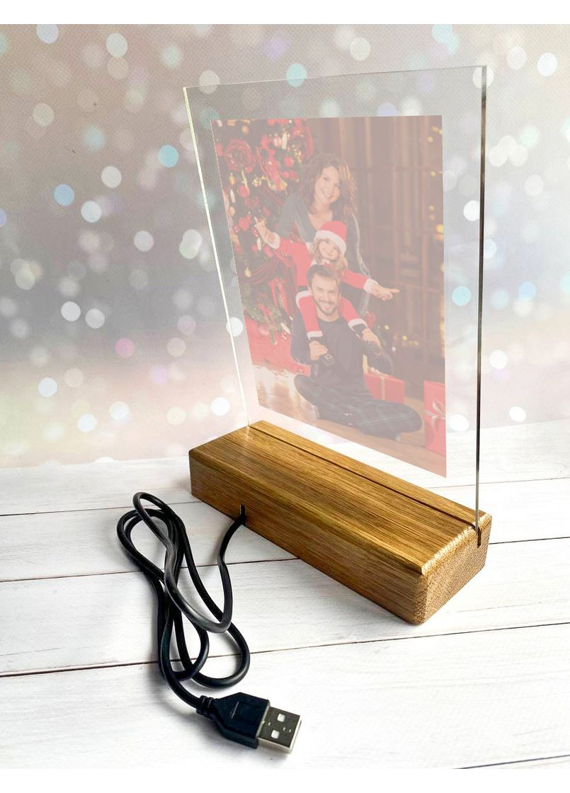 Фотоакрил з підсвіткою (фото на акрилі + підсвітка з пультом ДУ) Creative (360689083)