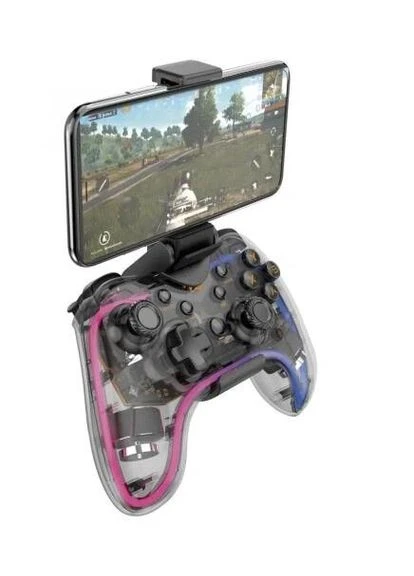 Геймпад G180BT RGB,, бездротовий (Bluetooth 5.0), PC / Playstation 3/4 / Switch / Android / iOS, кріплення для телефону, Havit (395349493)