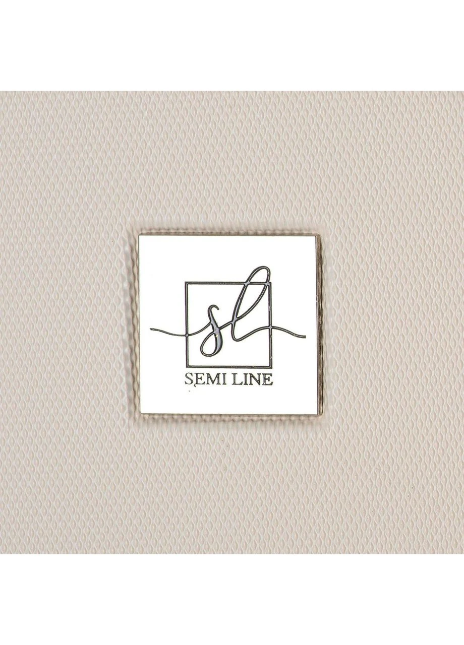 Валіза 20" (S) Ecru/Brown (T5670-2) Semi Line (395710991)