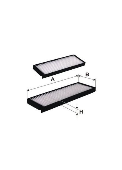 Фильтр салона SSANGYONG REXTON 2.7 Xdi (2шт.) (выр-во WIX-FILTERS) WP2040 WIX Filters (345757377)