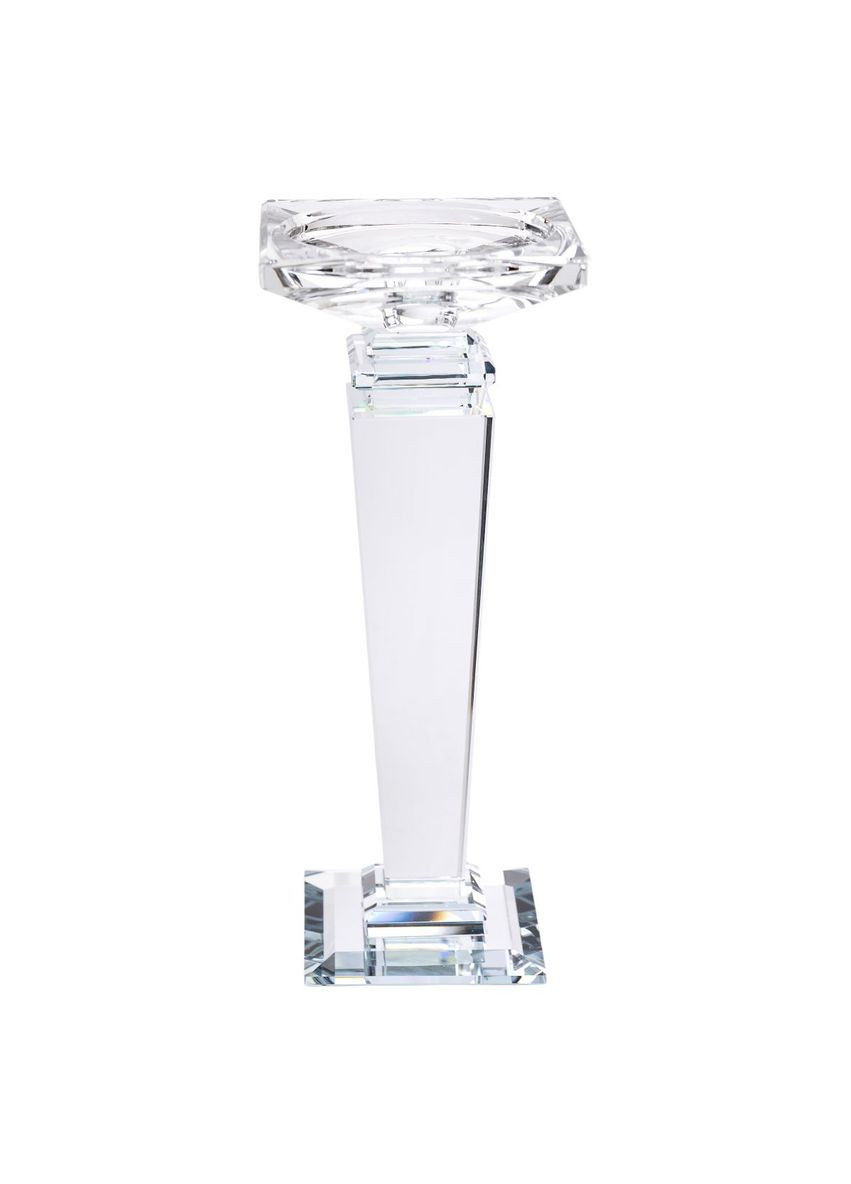 Подсвечник стеклянный на высокой ножке 9.5×9.5×24 см декоративный прозрачный HP-4-54L Yiwu (331784553)