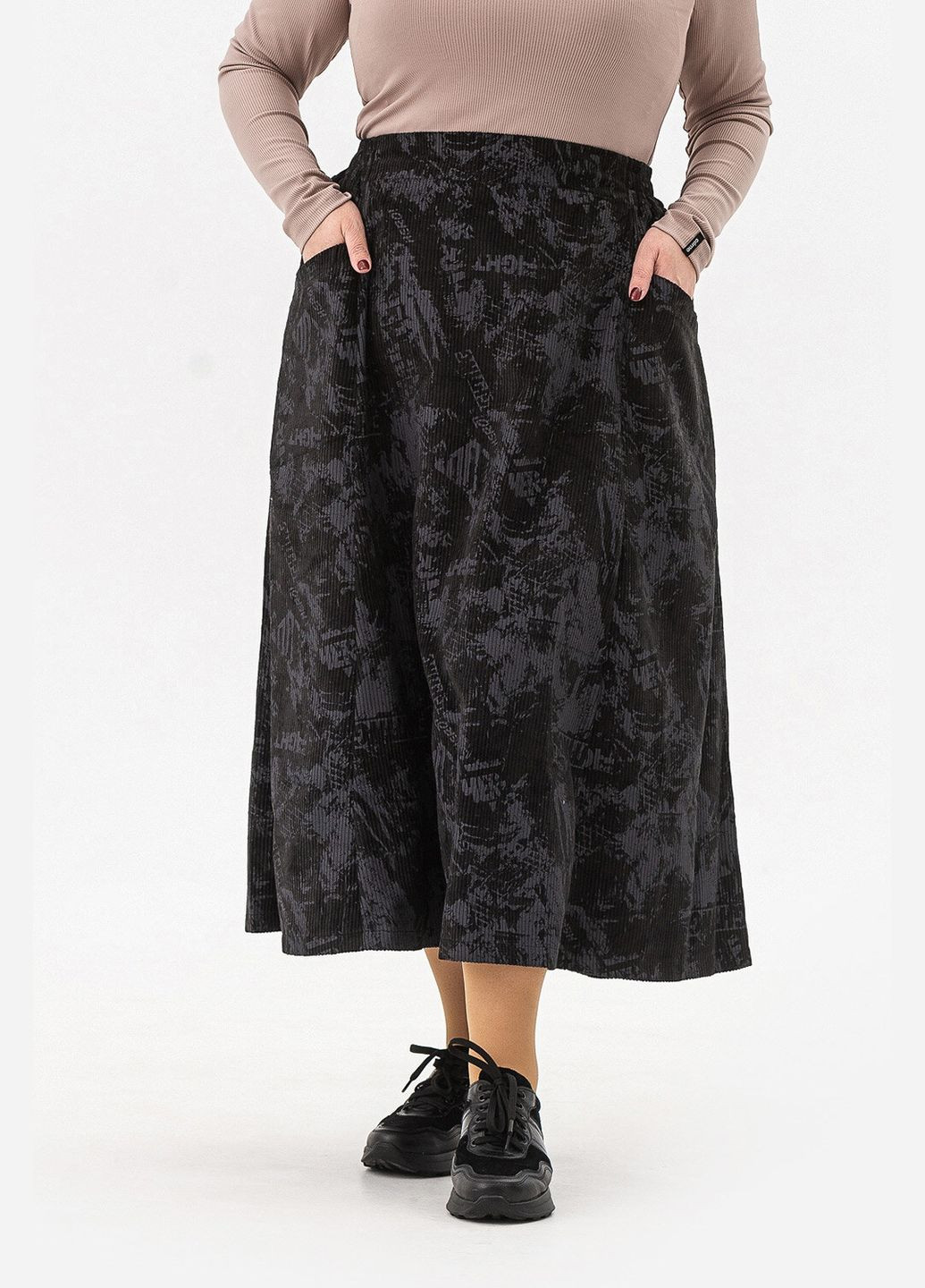 Черная с надписью юбка emma Garne