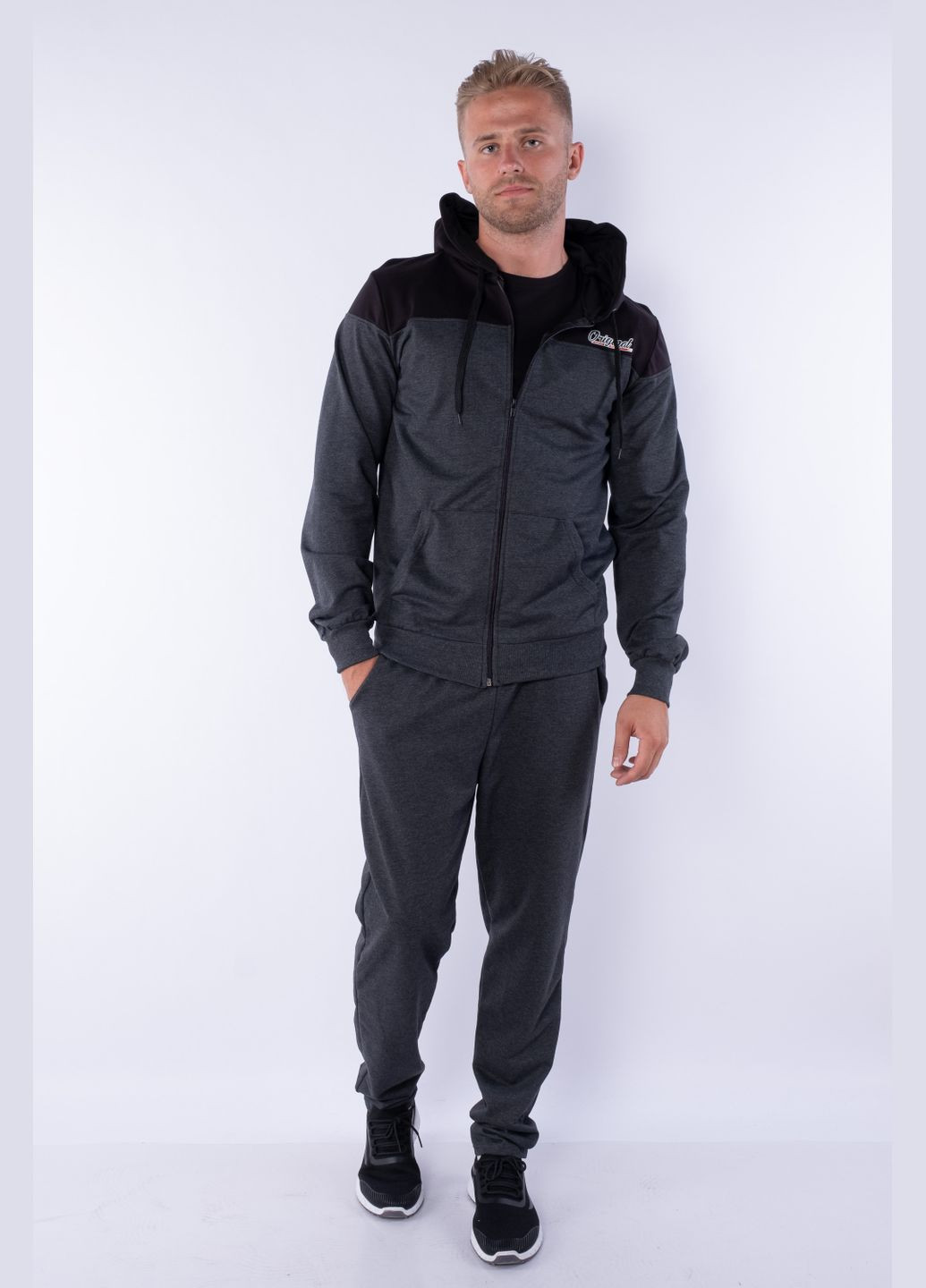 Худі (Темно-сірий/чорний) Time of Style (332988883)