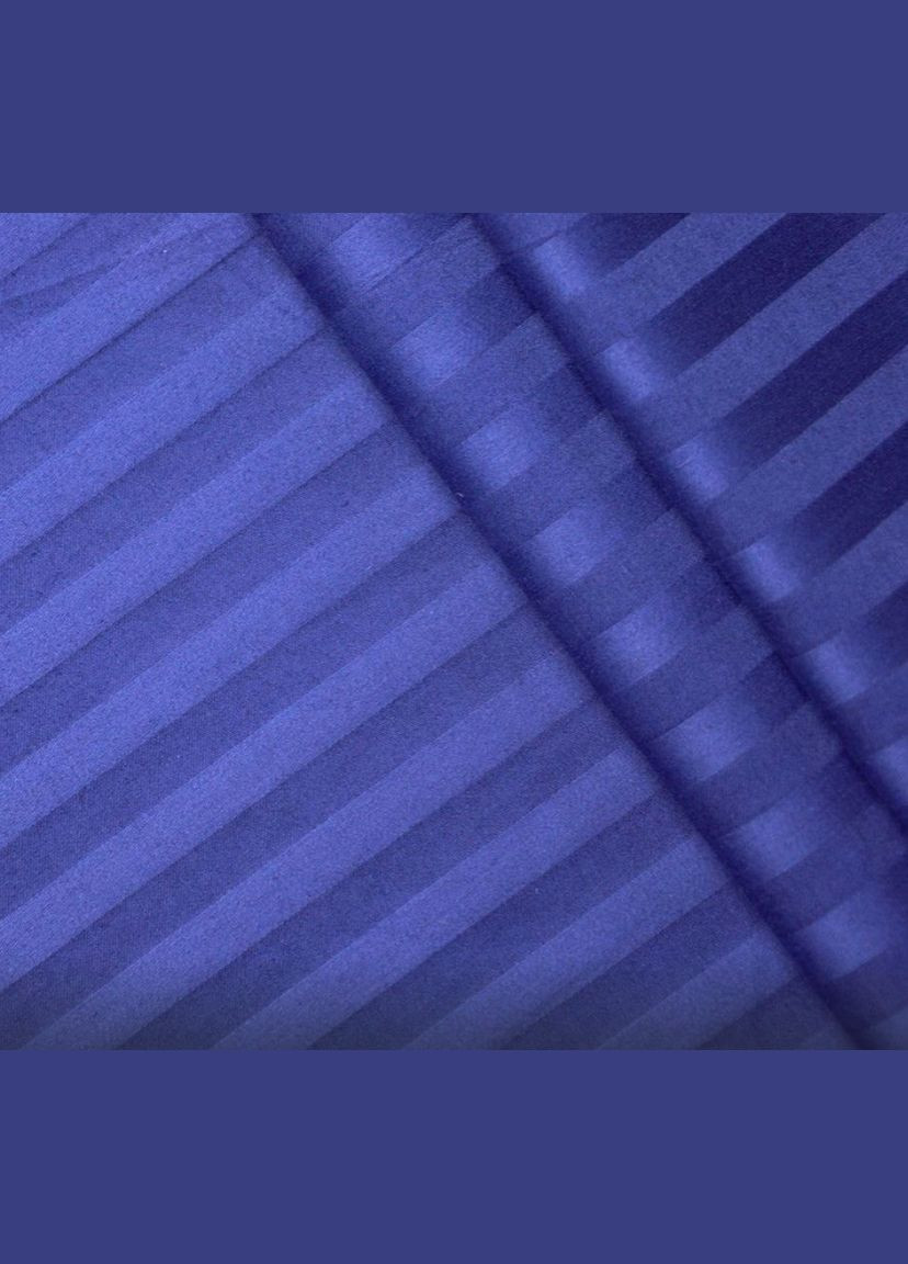 Постільна білизна бавовна двоспальні однотонна Страйп Сатин 180х215см Бордовий No Brand (321965853)