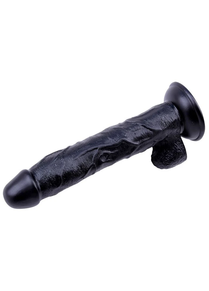 Фалоімітатор з яєчками на присосці Black Mont, 25 см Chisa (383072740)