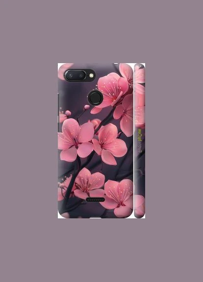 Чохол на Xiaomi Redmi 6 Пурпурова сакура "6075m-1521-2448" Endorphone (348072661)