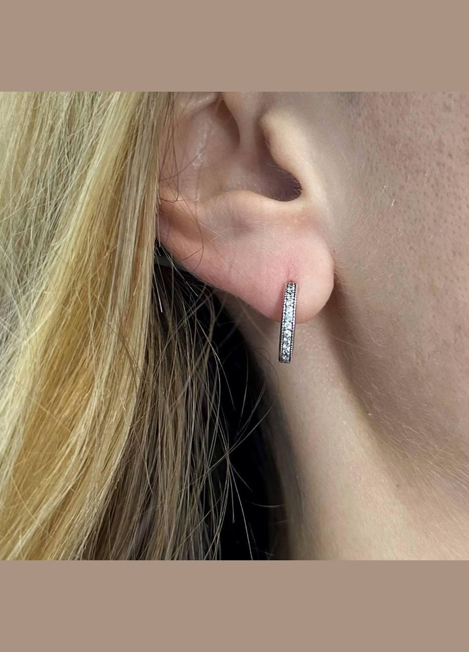 Срібні сережки Серця No Brand (330769053)