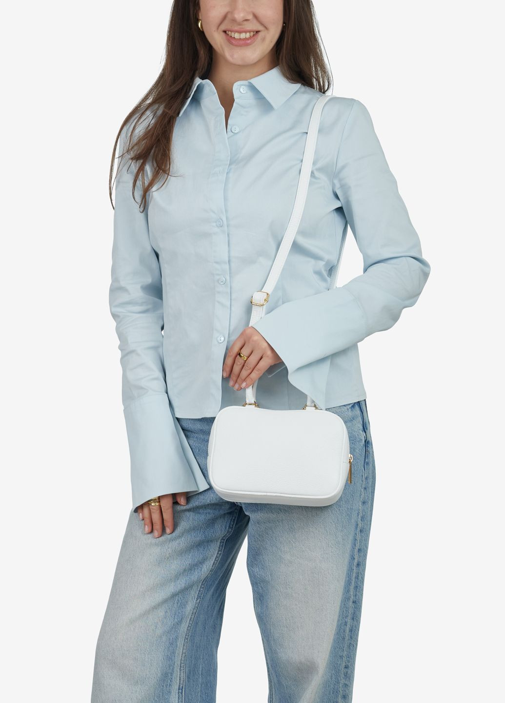 Сумка жіноча шкіряна крос-боді маленька Сrossbody Regina Notte (325976876)