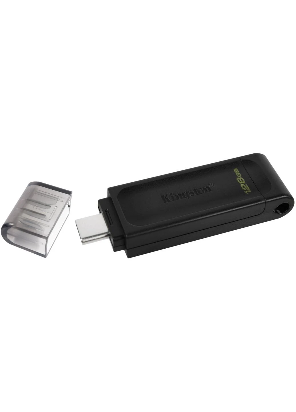 Флеш-накопитель USB3.2 128GB Type-C DataTraveler 70 Black (DT70/128GB) USB 3.2 Gen 1, Kingston (354743943)