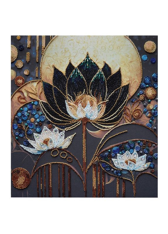 Набор для вышивания бисером «Мечтай расцветать» AB-917 на натуральном холсте Abris Art (305231751)