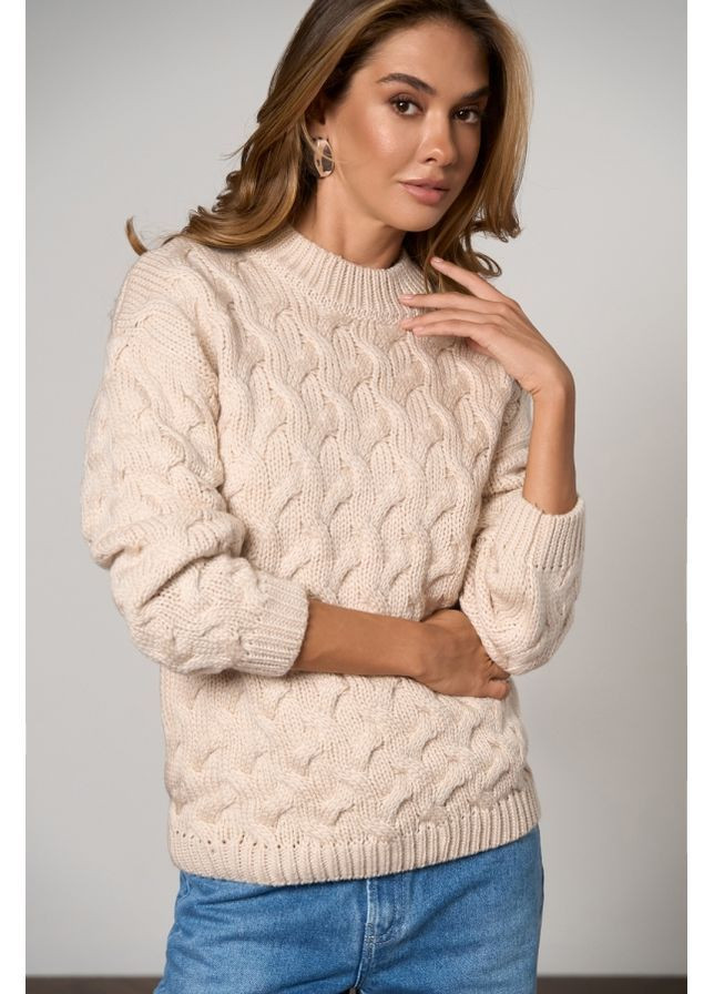 Жемчужный свитер 2882 бронза Triko Bakh