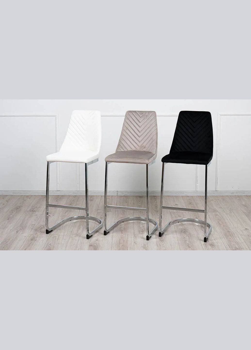 Стілець Прайм барний метал сидіння екошкіра 420x540x1115 Prestol (352267746)