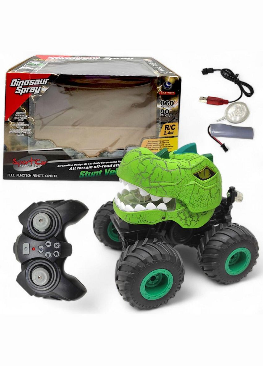 Игрушка машина на радиоуправлении "Дино джип", зеленый (YL-101) Yile Toys (362453717)