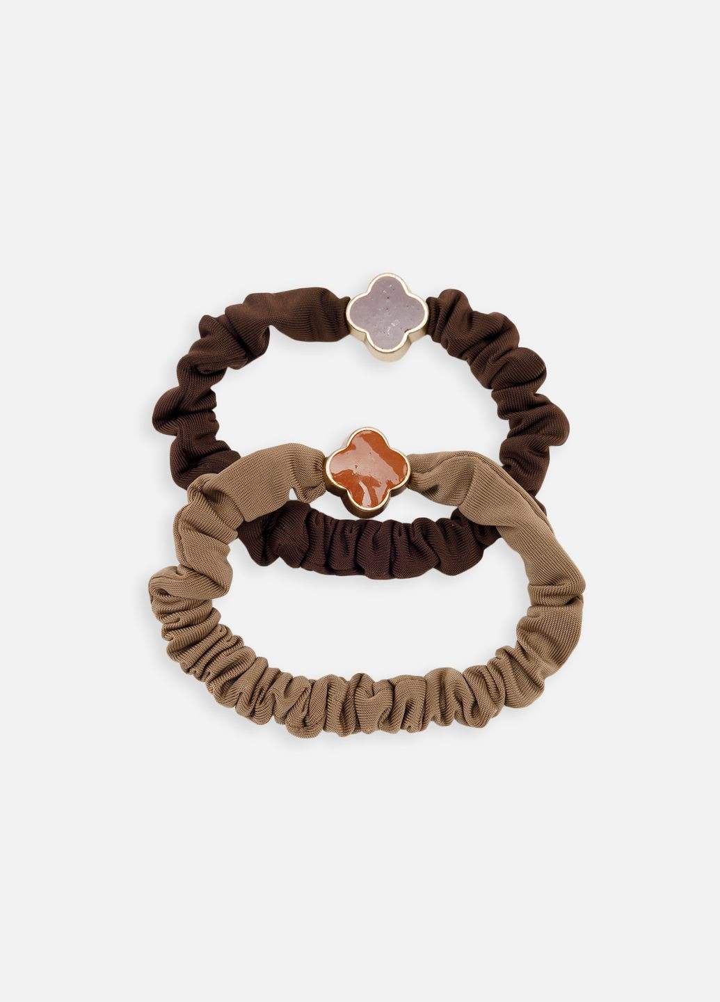 Набір резинок для волосся, жіночі колір коричневий CB-00267168 Yuki (323142742)