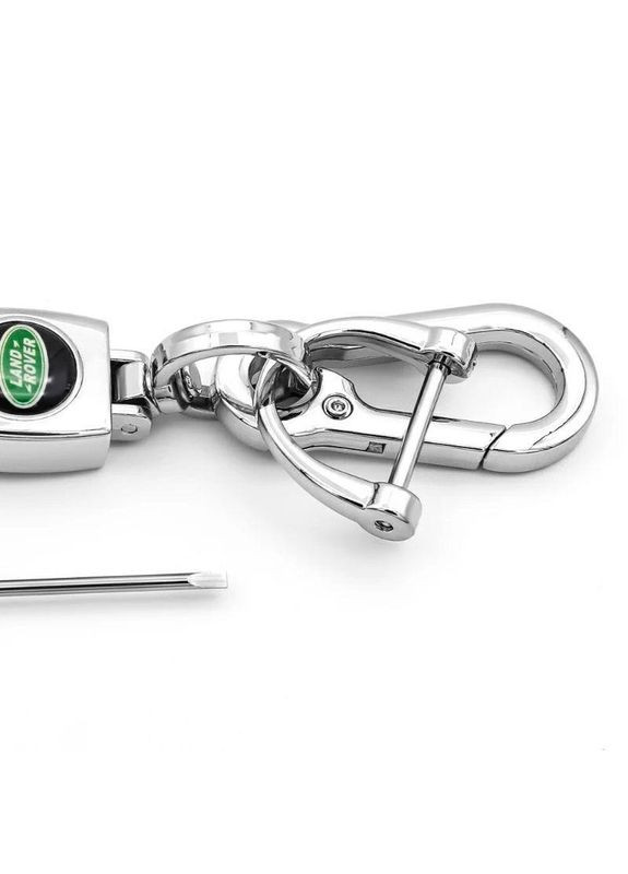 Брелок для авто ключів (натуральна шкіра, універсальне кріплення, чорний) Land Rover (360949136)