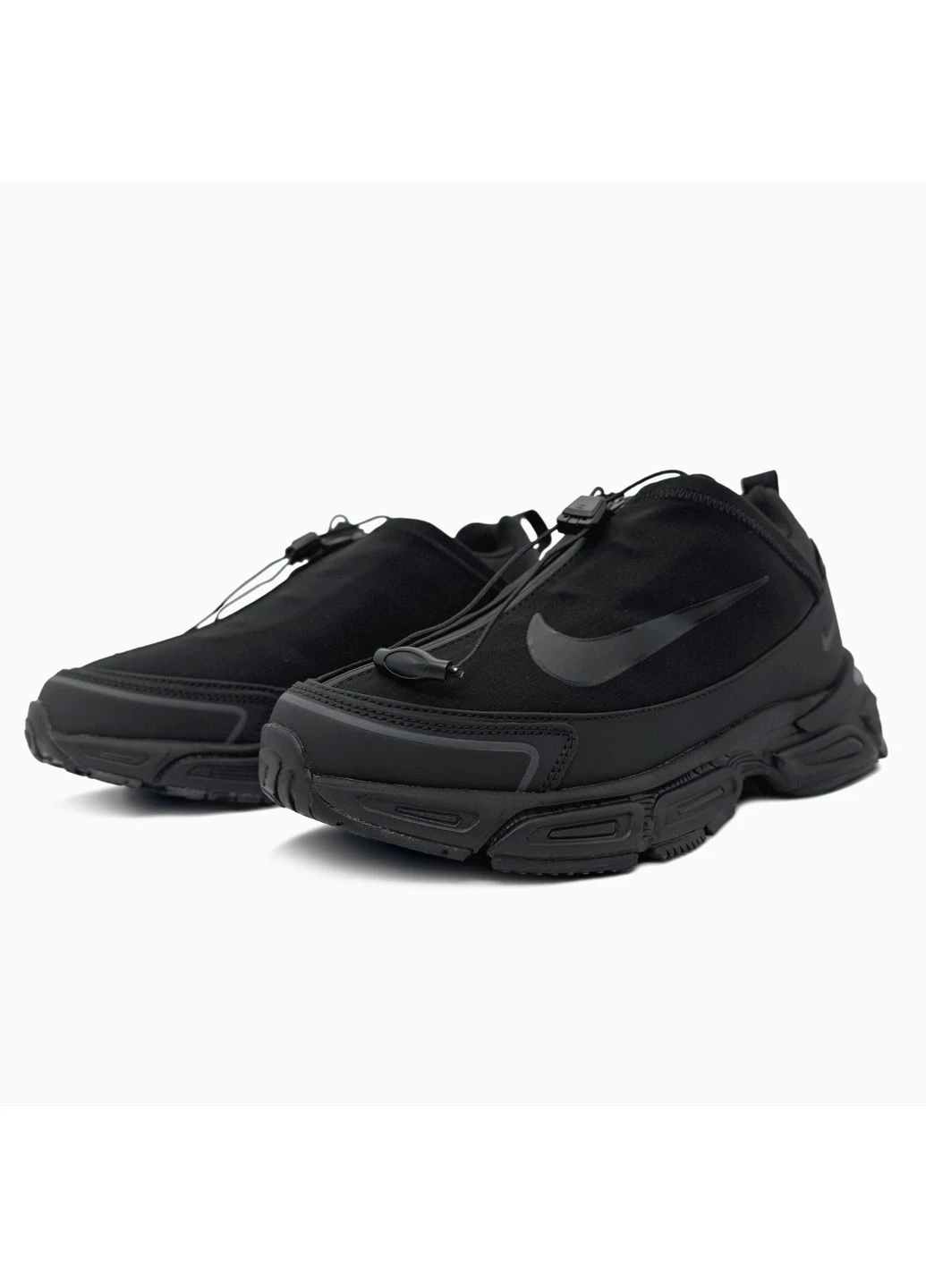 Чорні літні кросівки nike zoom pulse black/grey cordura найк зум пульс No Brand