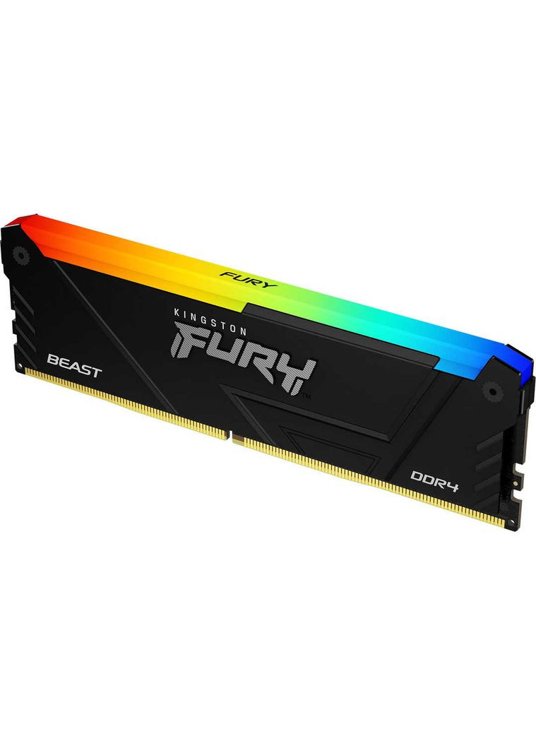Модуль пам`яті DDR4 16GB/3200 Fury Beast RGB (KF432C16BB12A/16WP) Kingston (361031532)