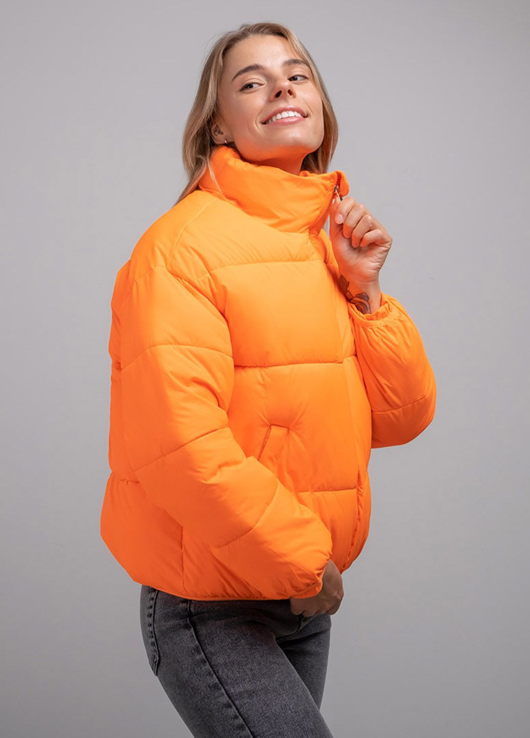Оранжевая демисезонная куртка Power