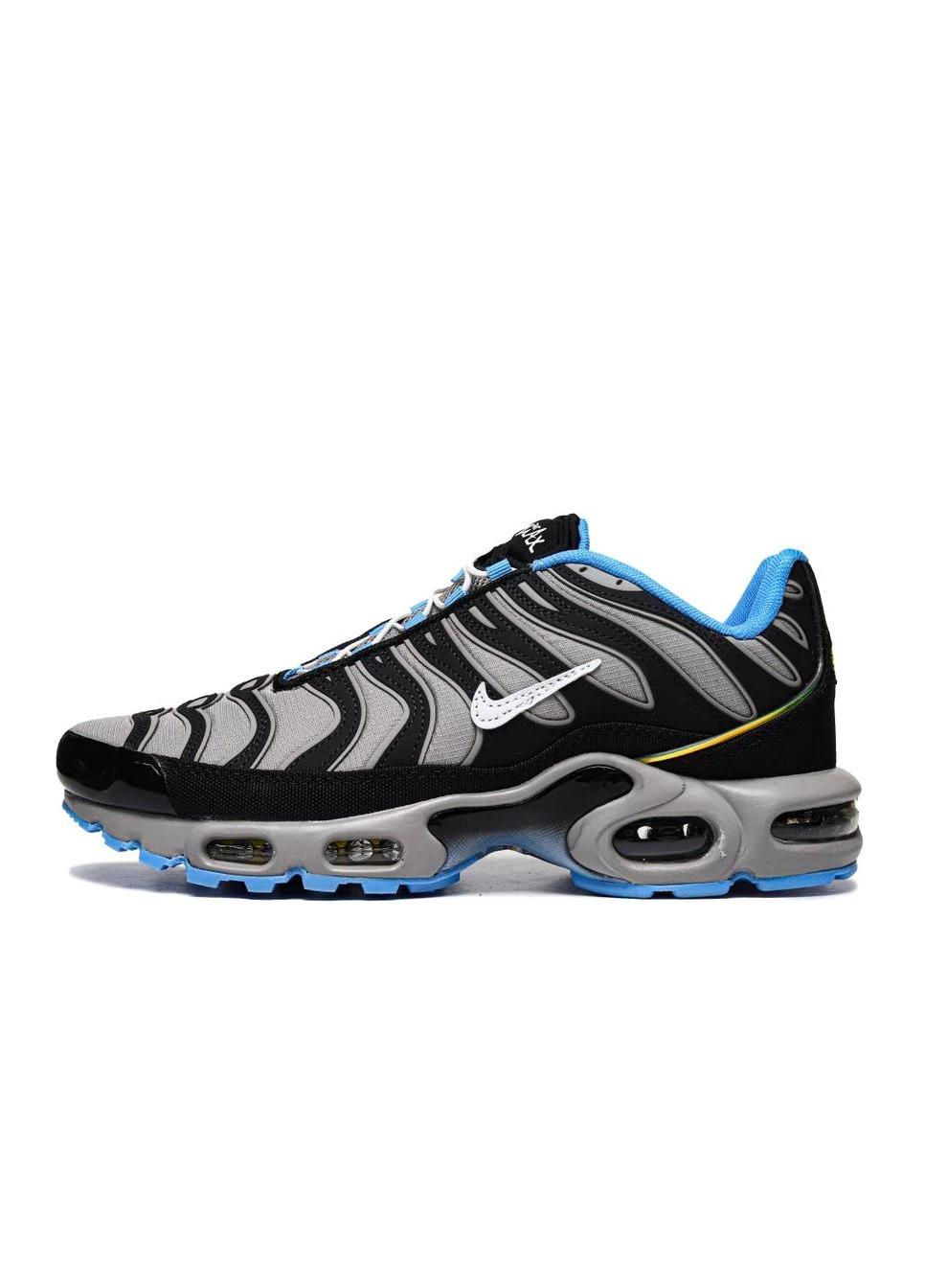 КРОССОВКИ ЖЕНСКИЕ NIKE AIR MAX TN BLACK GREY WATERPROOF НАЙК АИР МАКС ТН ПЛЮС ЧЕРНЫЕ No Brand чёрные демисезоны (391945296)