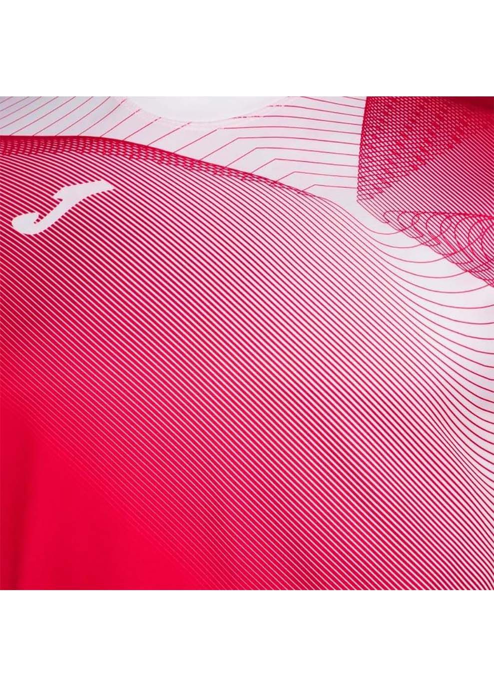 Комбінована чоловіча футболка hispa ii білий червоний Joma