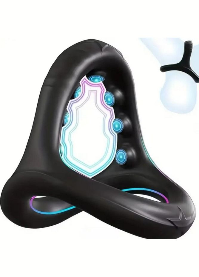 Потрійне ерекційне кільце на пеніс та мошонку "Love To Love Flux Ring" Tenga (327095176)