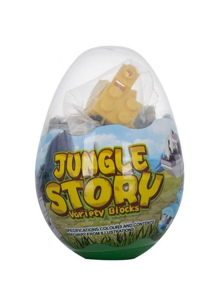 Конструктор JUNGLE STORY в яйце в асорт (m391574) Mindbox JUNGLE STORY в яйце в ассорт (367070815)
