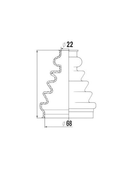 Пильовик шрус PROfit (366165373)