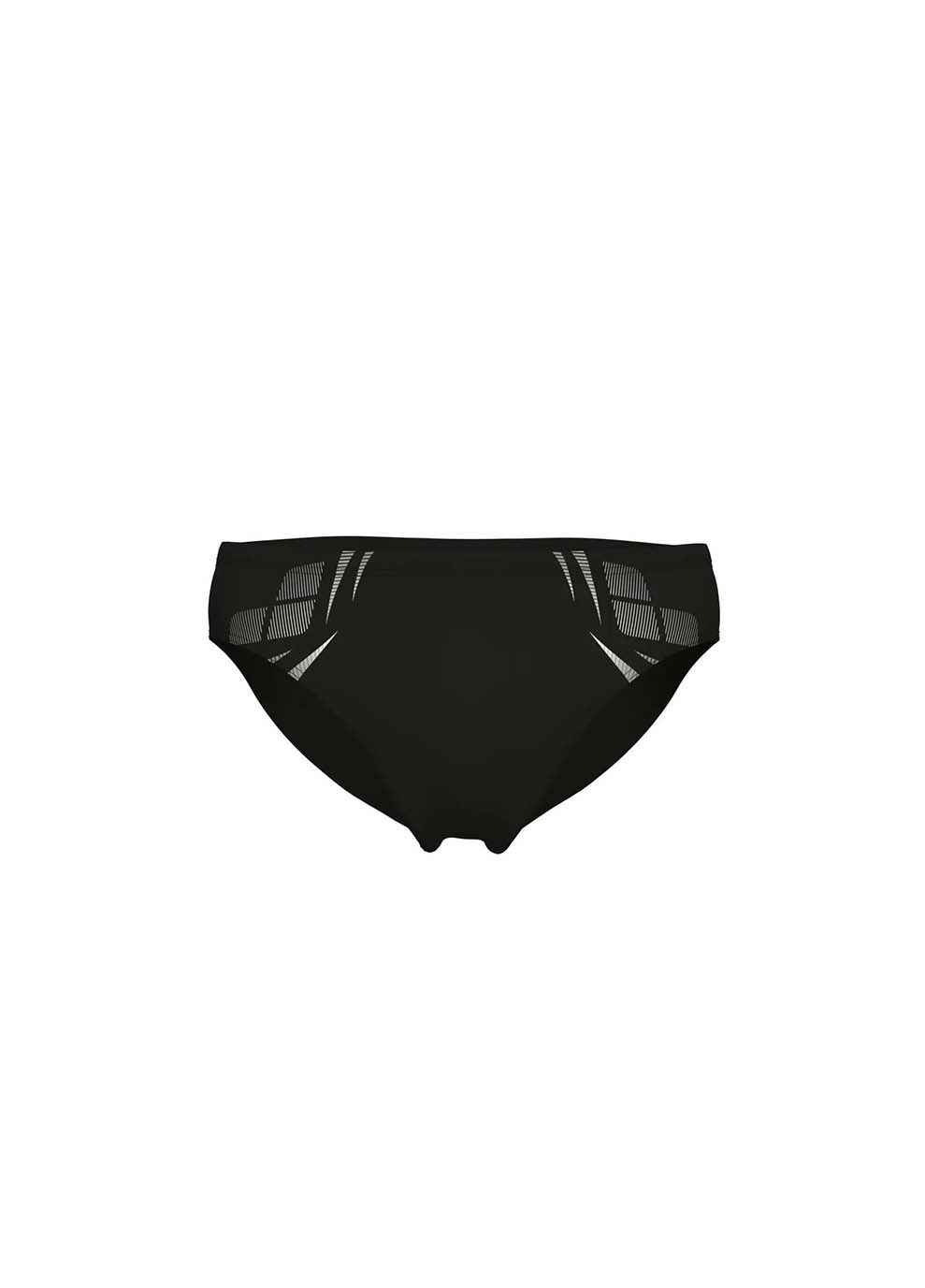 Плавки-сліпи для чоловіків POSEIDONIA SWIM BRIEFS чорний, білий Arena (367601531)