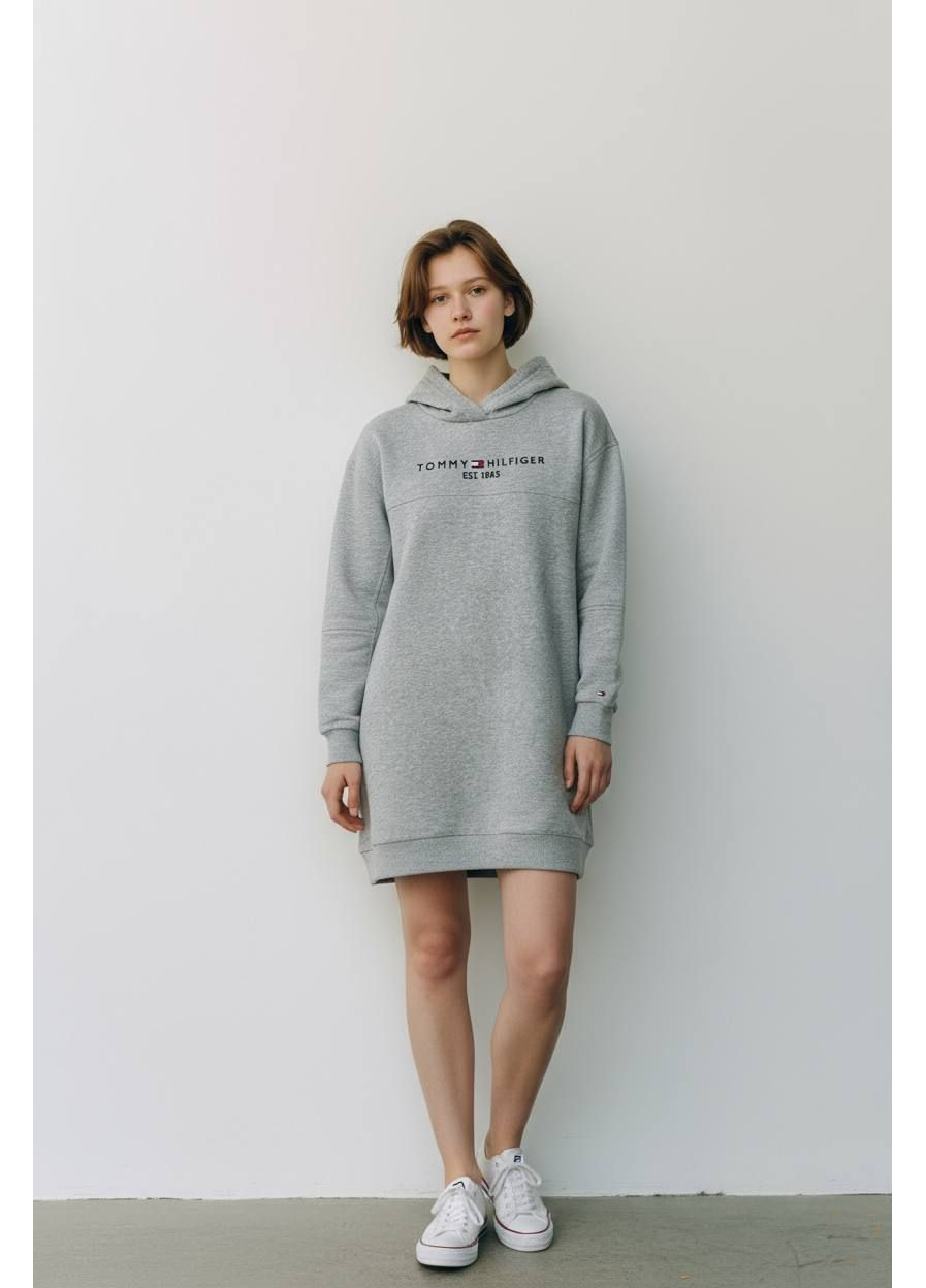 Серое платье Tommy Hilfiger (298617041)