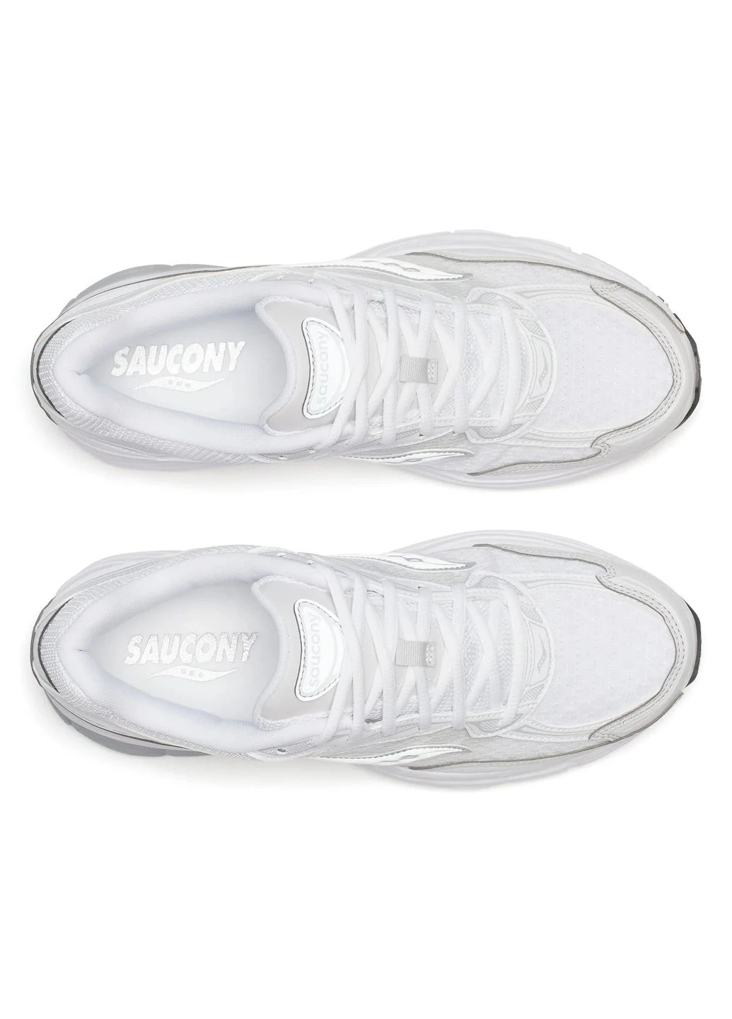 Белые кроссовки progrid omni 9 distract white s71004-4 Saucony