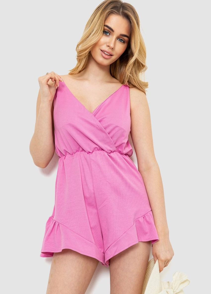 Комбінезон жіночий однотонний 204R0060, Ager рожевий