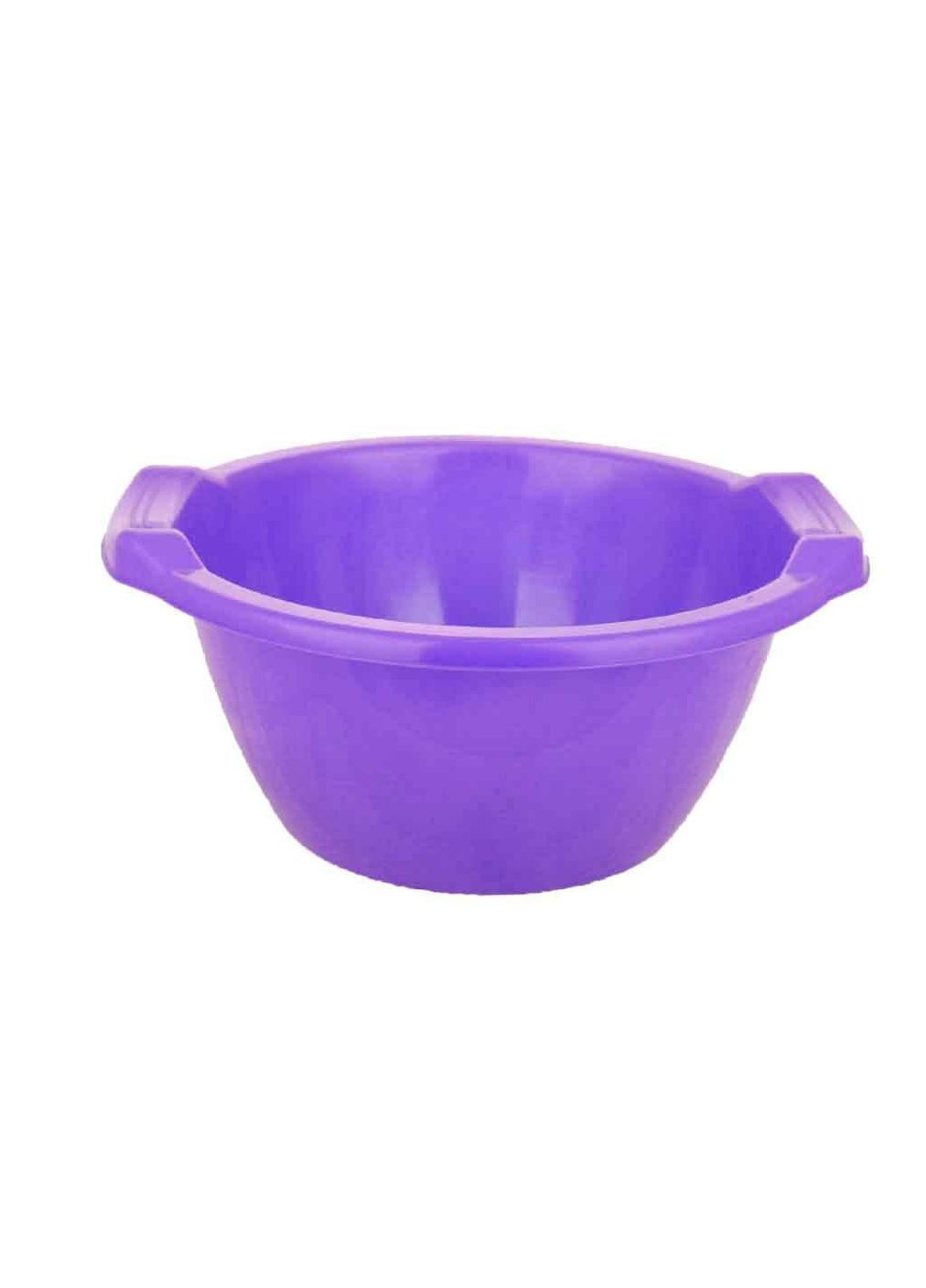 Миска пл. 4,5л Янтарь фиолетовая ТМ Консенсус (328959016)