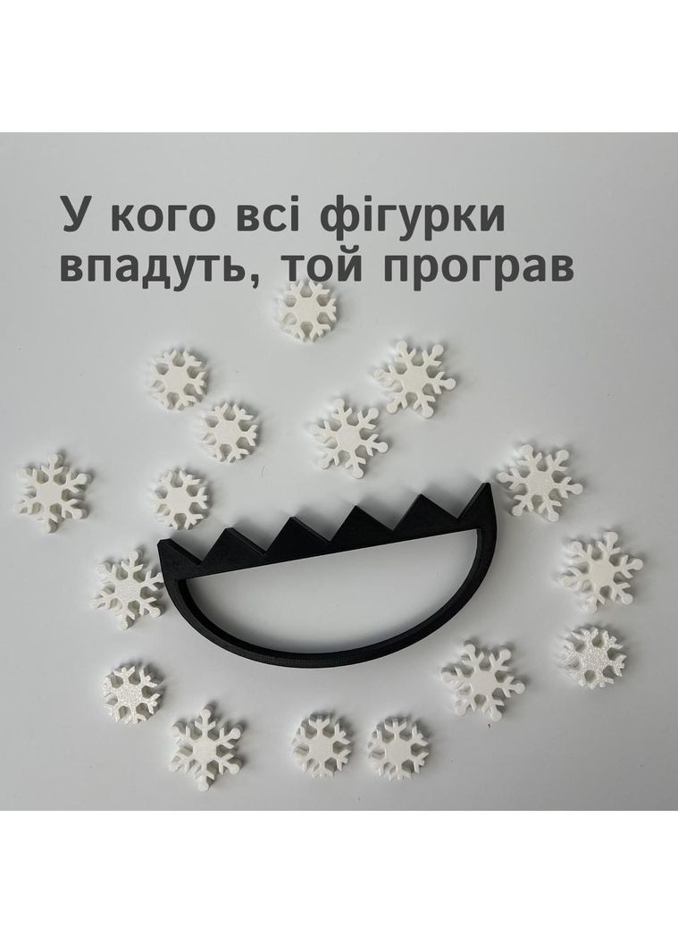 Гра-балансир «Снігопад» зі сніжинками — настільна логічна гра для дітей і дорослих No Brand (372158308)