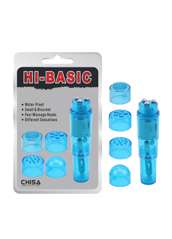 CH34121 Вибратор клиторальный с насадками HiBasic THE ULTIMATE MINI-MA Chisa (297395128)