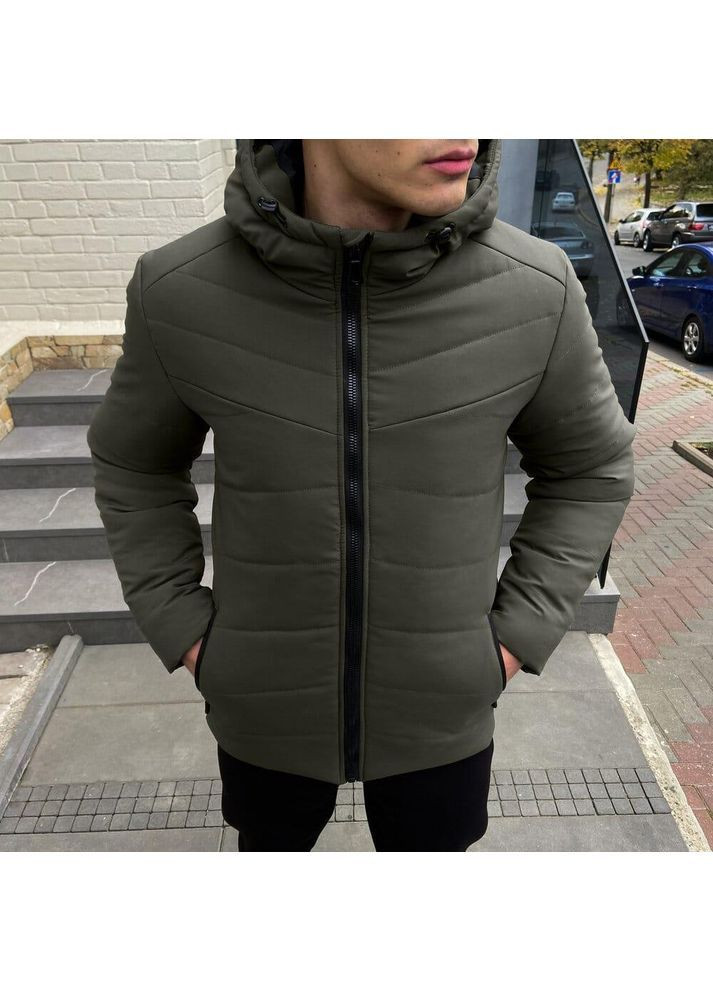 Оливковая (хаки) базовая куртка⚡️ Luna