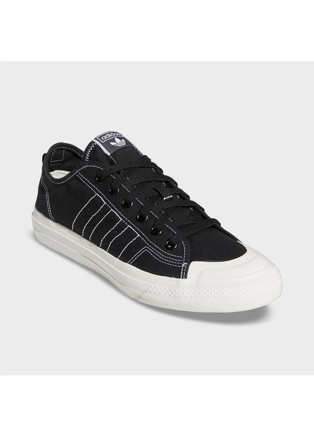 Черные всесезонные кроссовки унисекс originals nizza casual shoes black ee5599 adidas