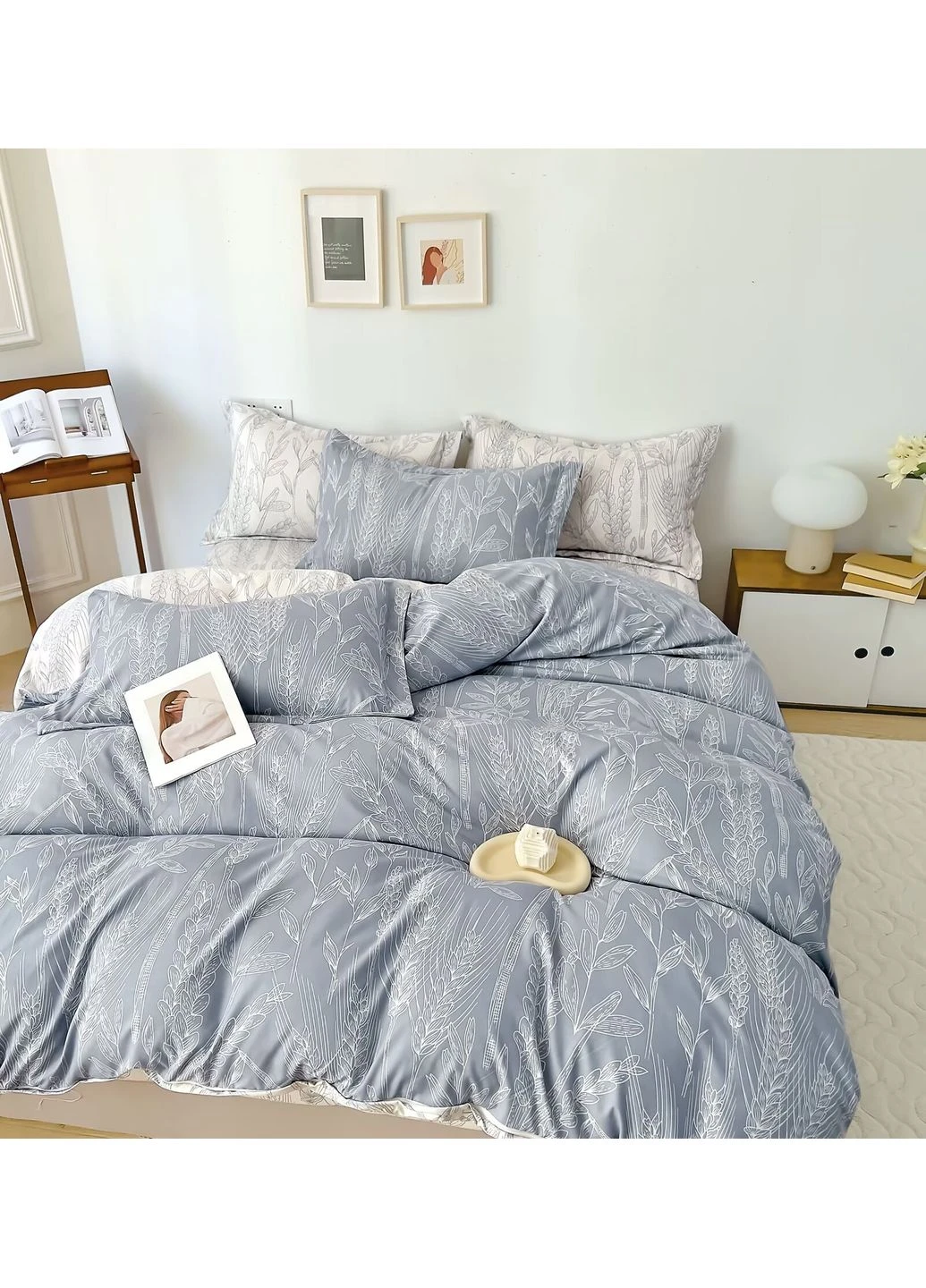 Постельное белье микровелюр комплект Velour 200*220 см (D21) Vie Nouvelle (373930383)