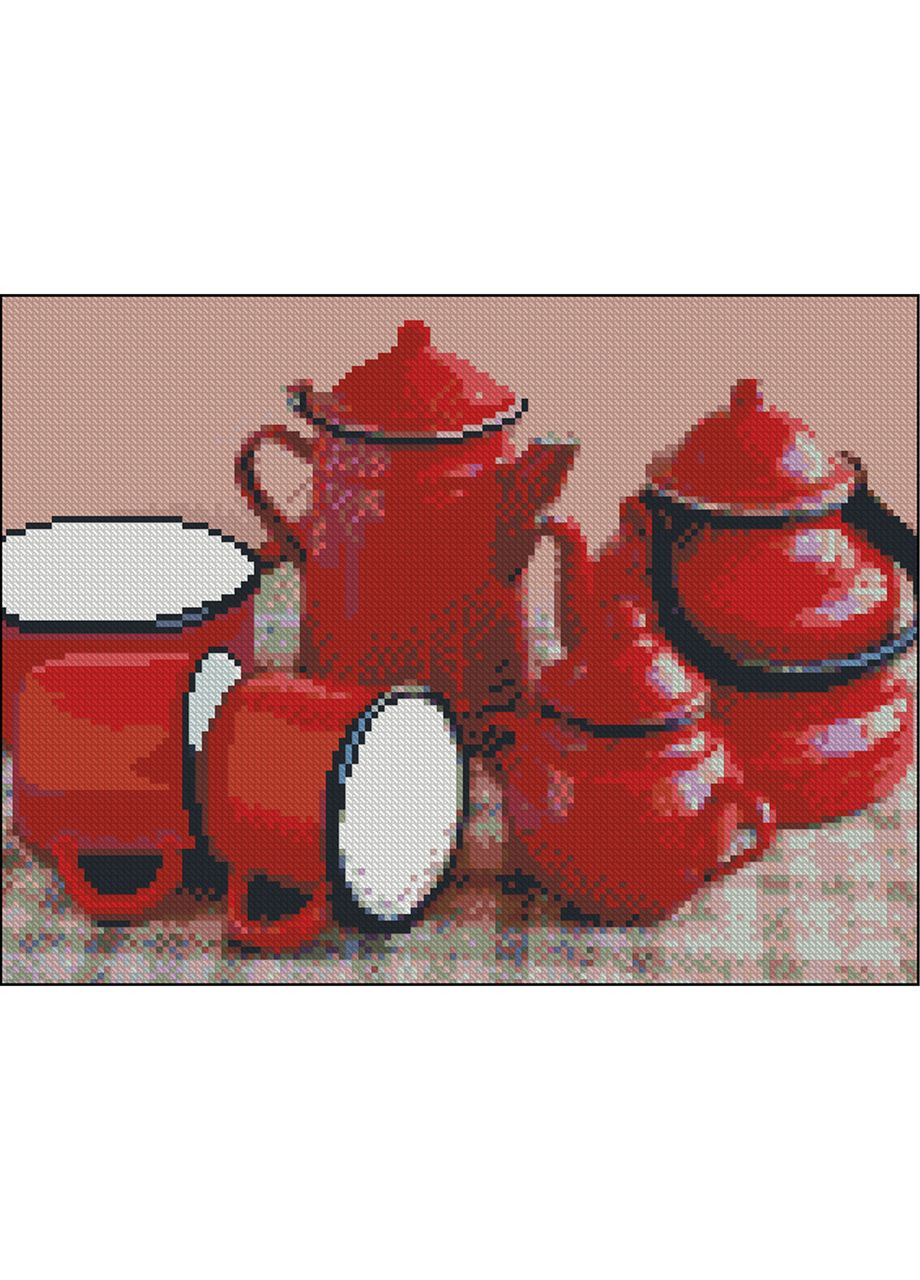 Алмазная мозаика ПРЕМИУМ Сервиз без подрамника размером см (ZAV3040-20) Strateg (362426831)