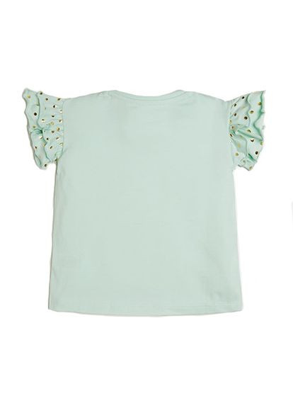 Светло-зеленая летняя футболка mentol essence k02i03 k6yw0 mtes Guess