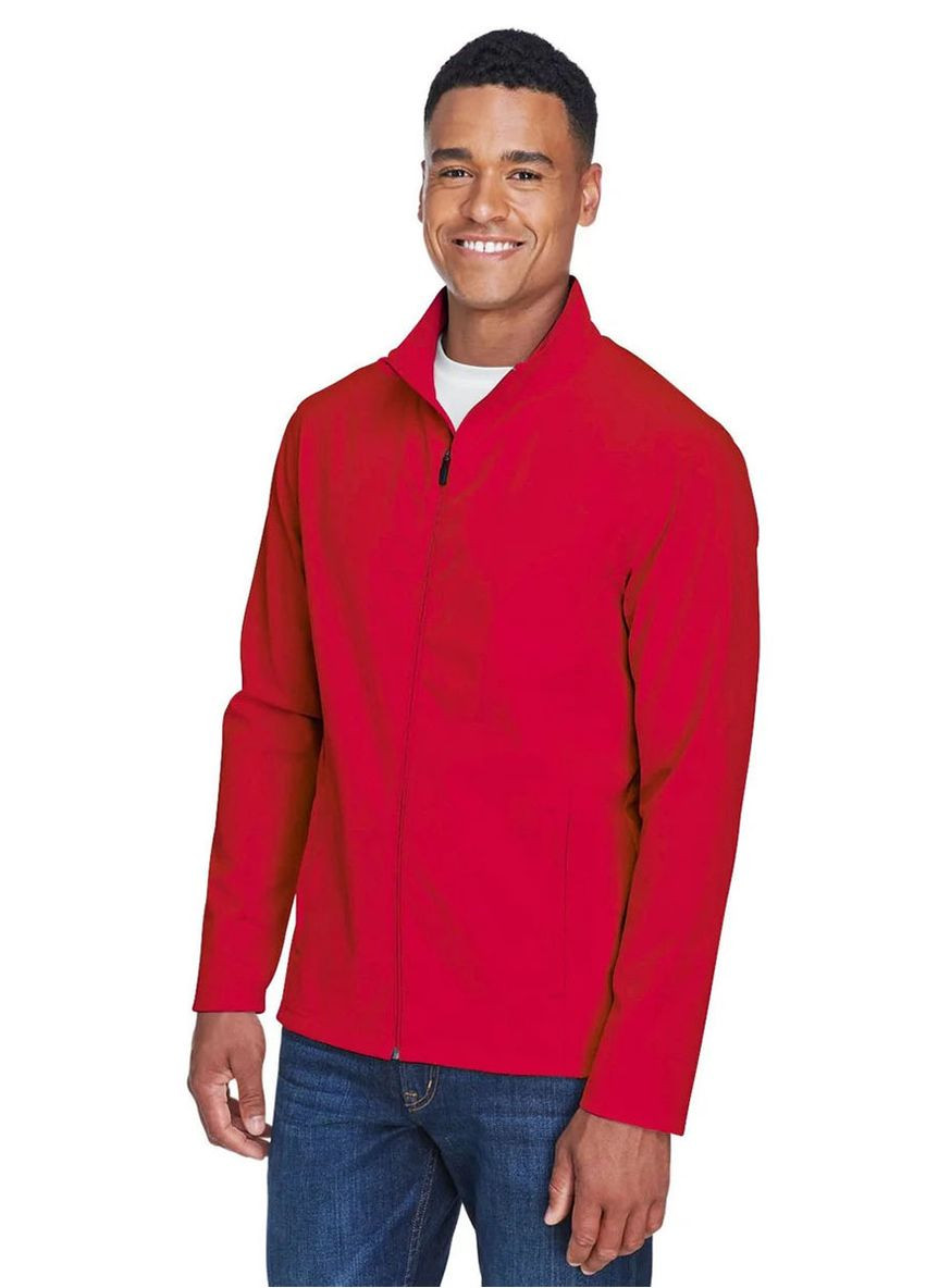 Красная демисезонная водонепронецаемая куртка soft shell Team 365