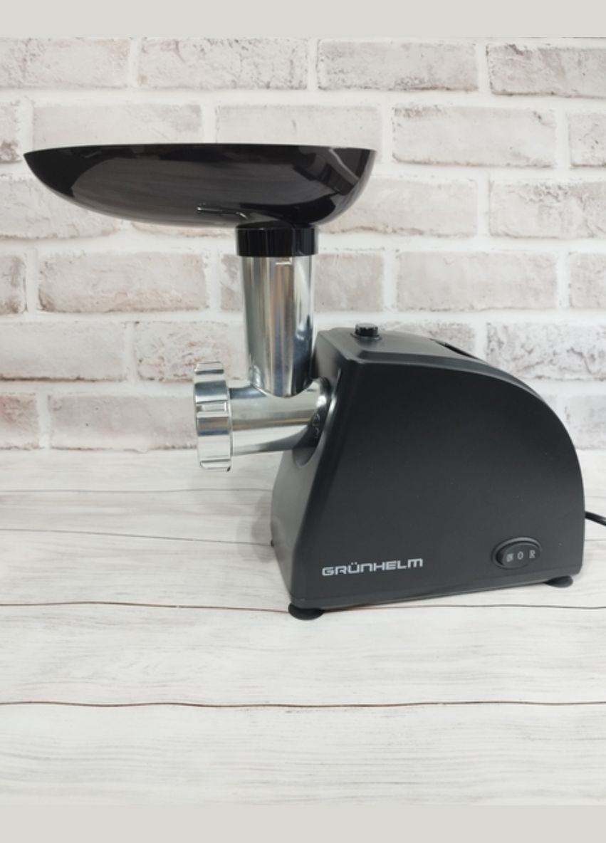 М'ясорубка AMG140B 1400 Вт Чорний Grunhelm (329409455)