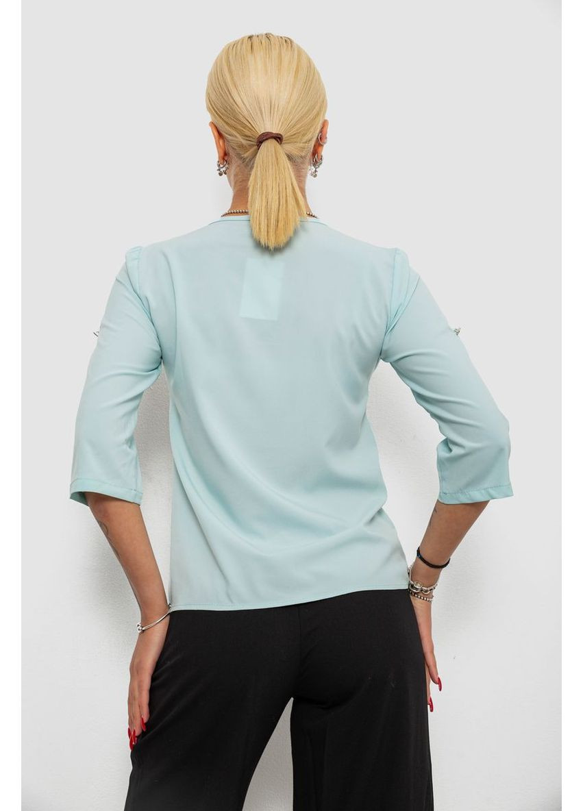 Мятная блуза однотонная Sport Line