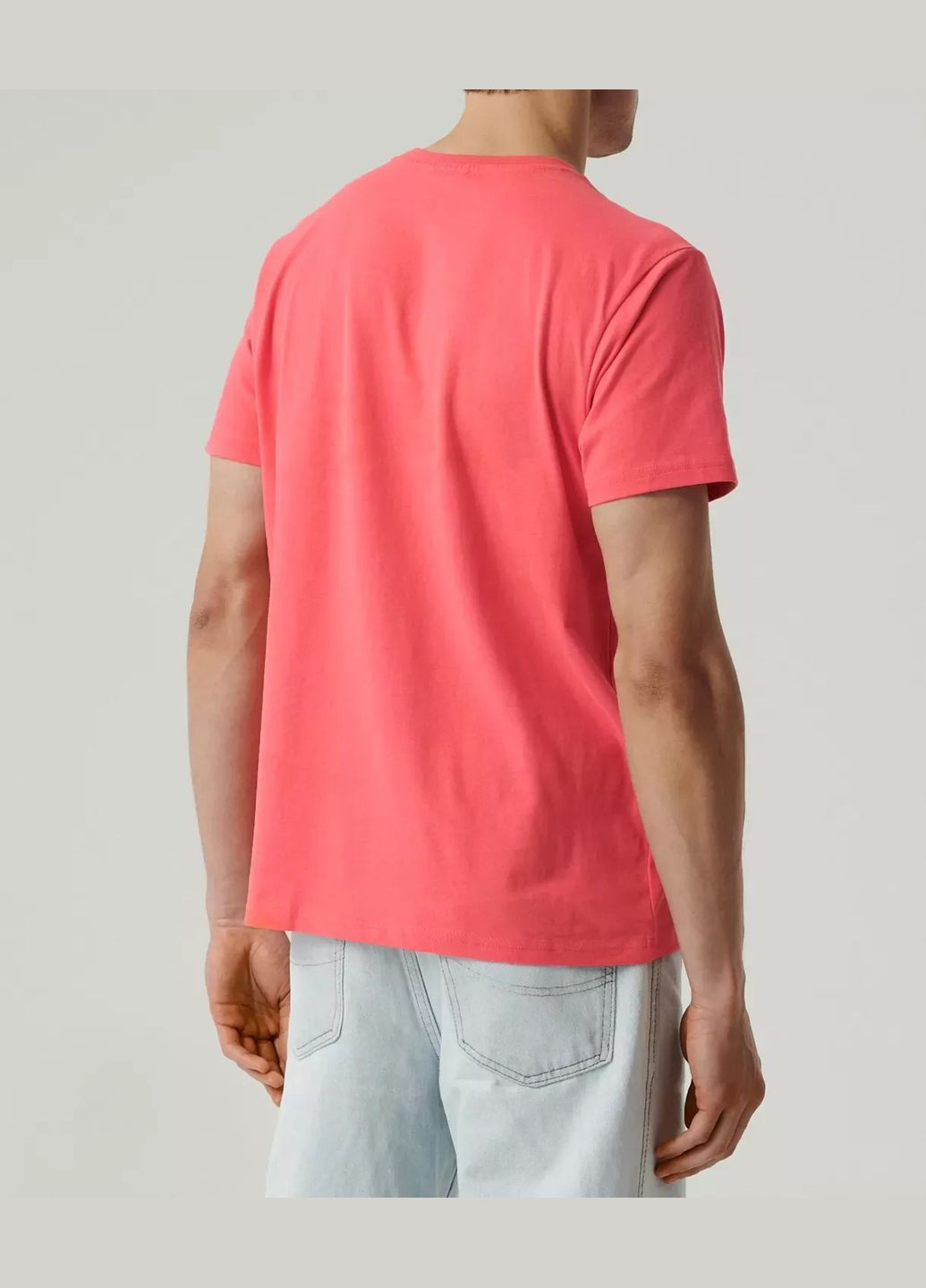 Коралова чоловіча футболка з коротким рукавом Atlantic