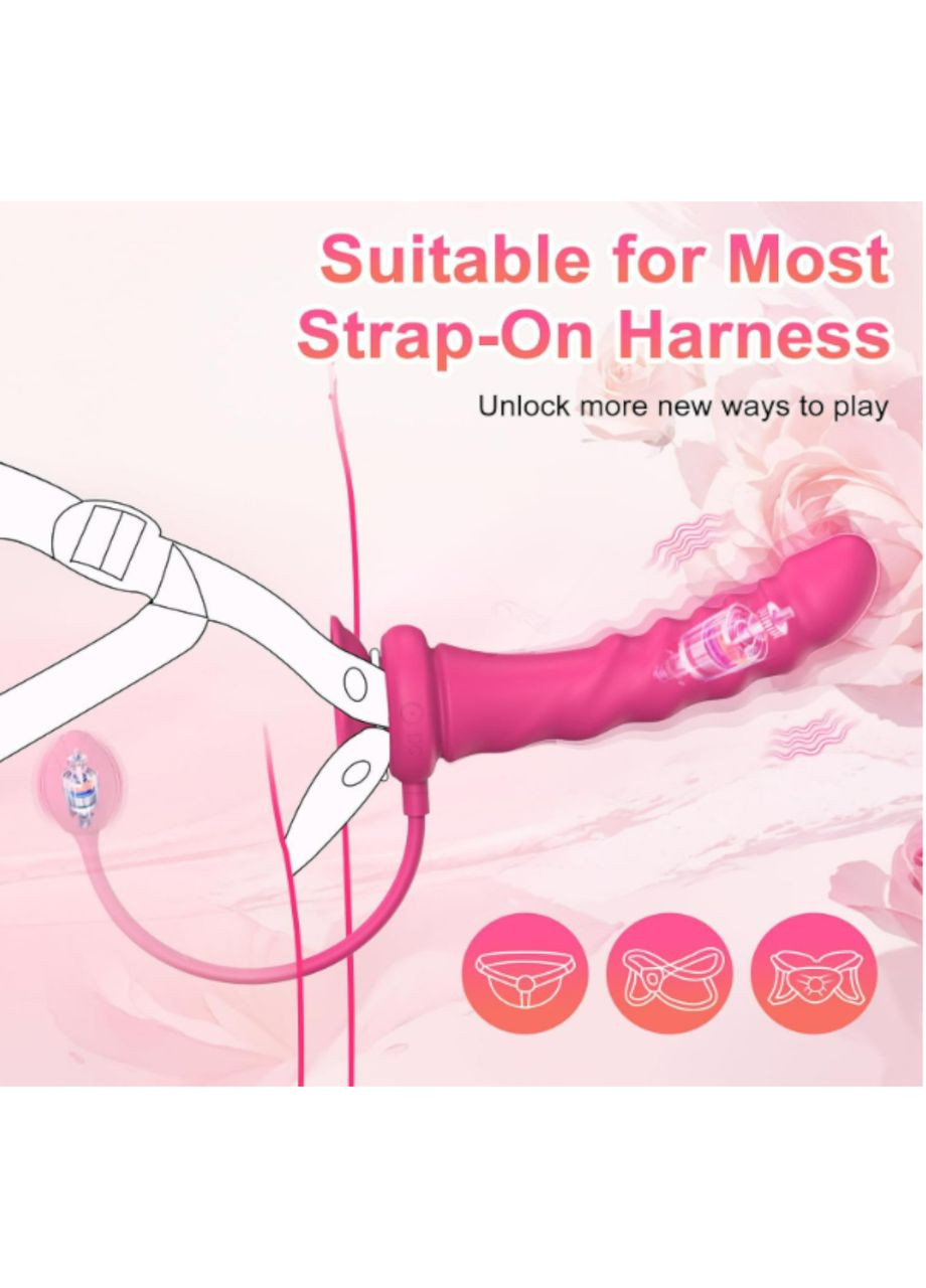 Страпон жіночий Strap-On, Вібратор на ремені з додатковим віброяйцем, керування зі смартфона No Brand (352168585)
