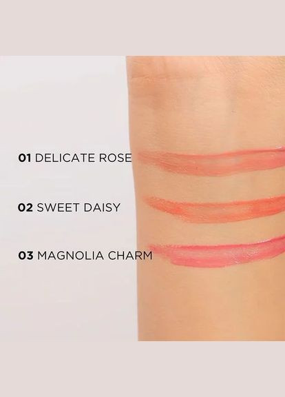 Блеск для губ кремовый с гиалуроновой кислотой, кологеном и маслом-01 ШИ FLOWER GARDEN Эвелин 2395 Eveline Cosmetics (340110351)